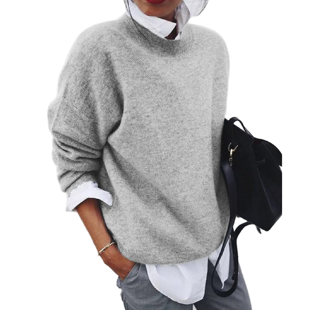 ELODIE Knit O Neck Sweater