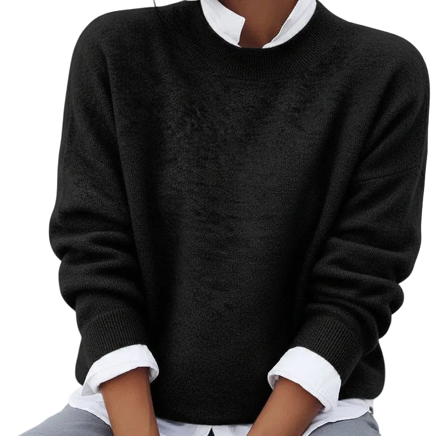 ELODIE Knit O Neck Sweater