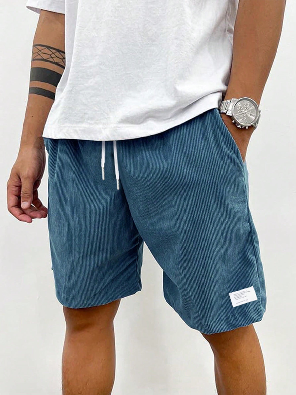 NOA Knee-Length Polyester Shorts