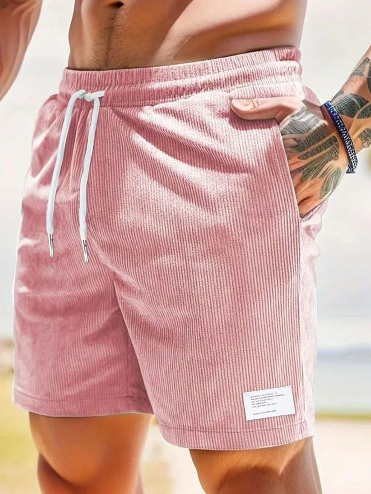 NOA Knee-Length Polyester Shorts