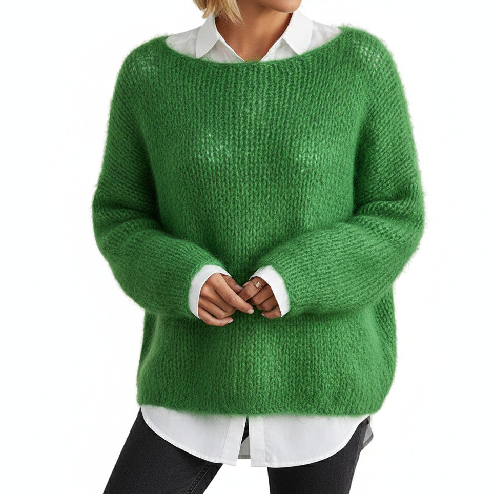 HARRIET Loose O Neck Sweater