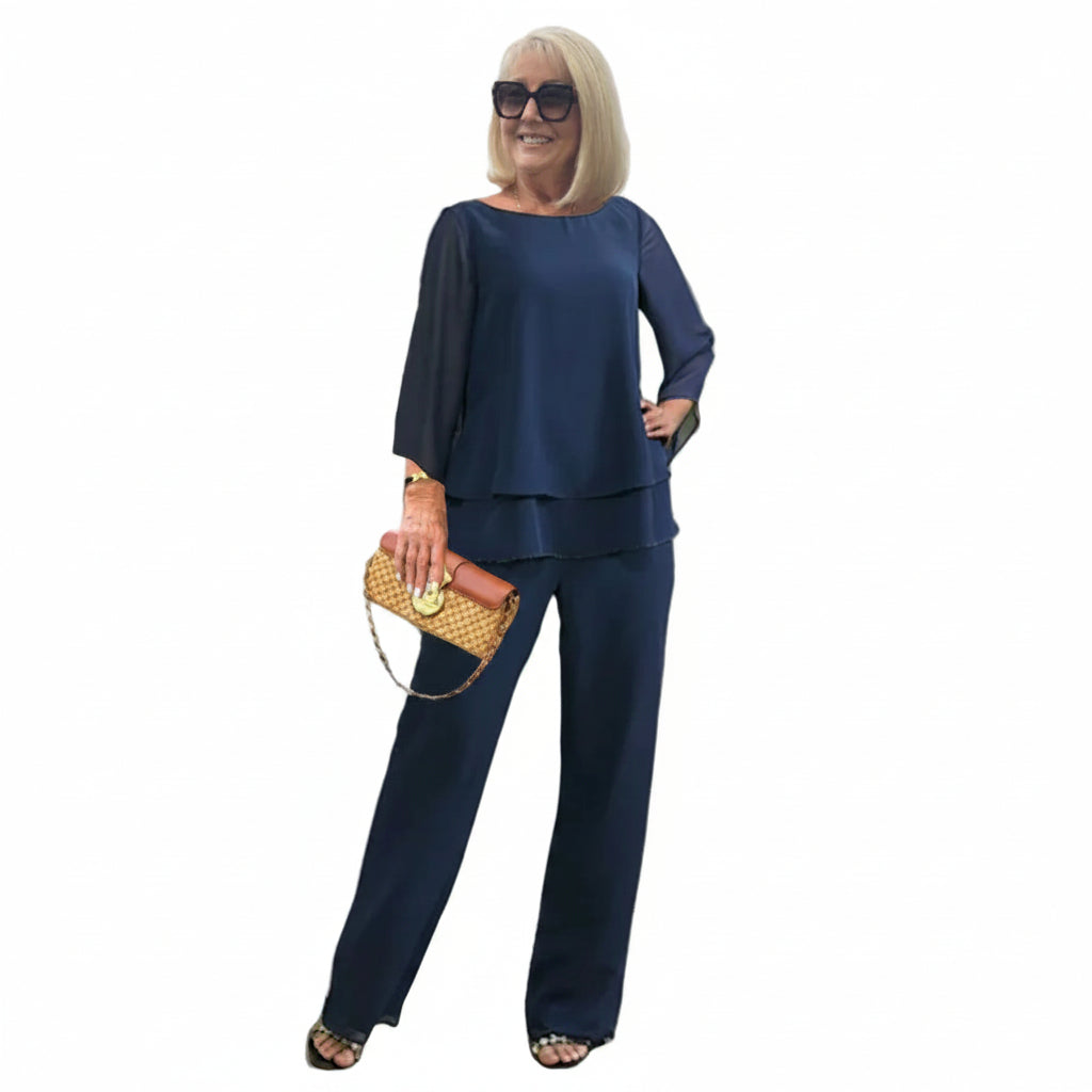 CHLOE Ruched Two Piece Set