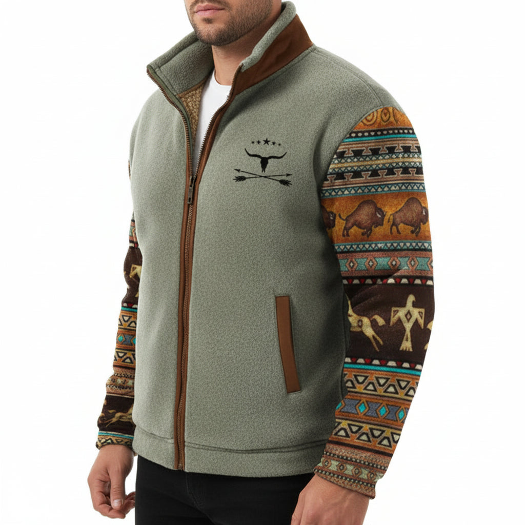 RYAN Printed Fleece Jacket