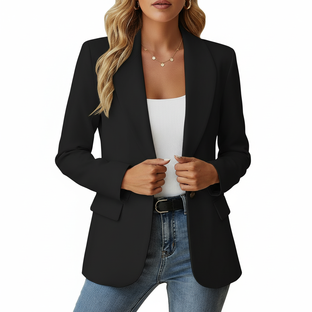 MANON Slim Notched Blazer