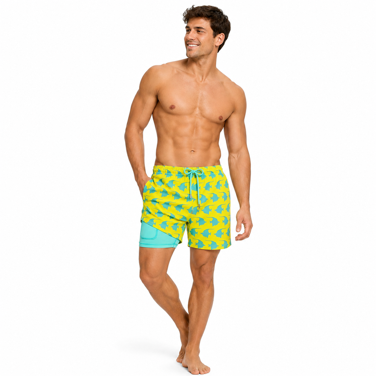 THEO Casual Swim Cotton Shorts