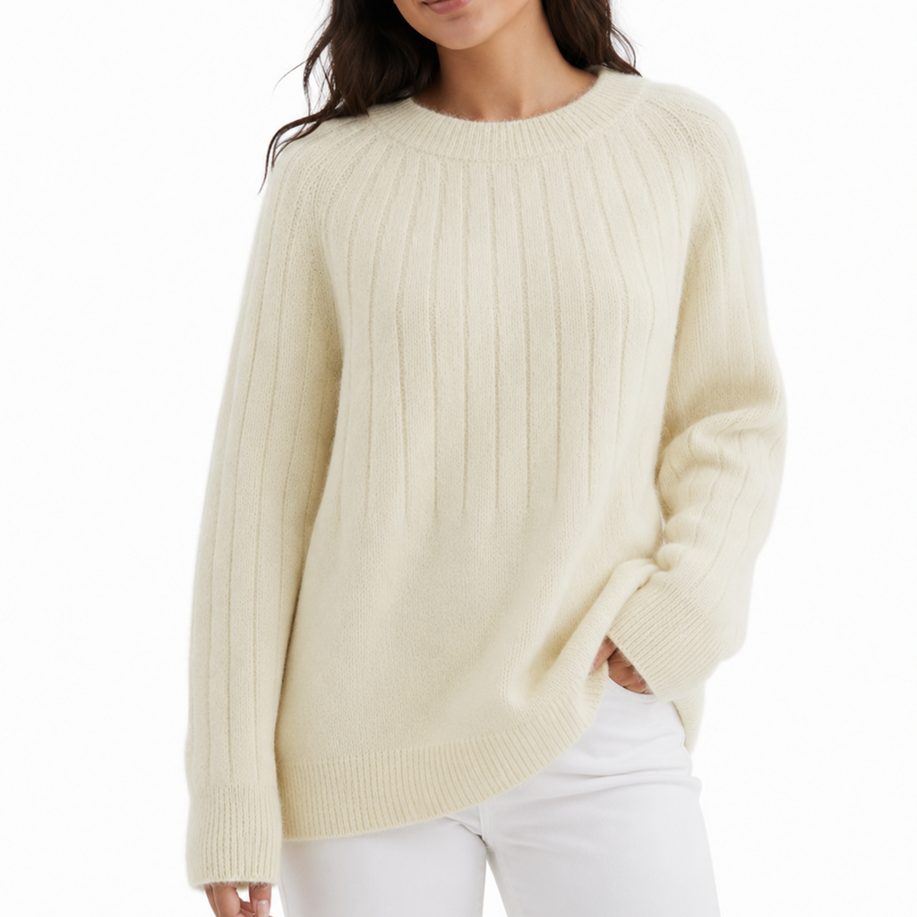 ALYSSA Cashmere Blend Knit Sweater