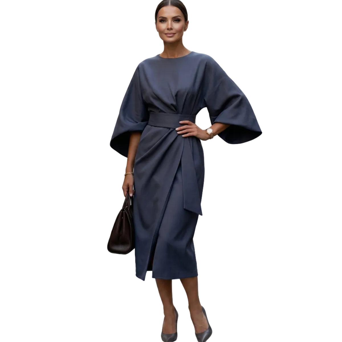 VIVIA Batwing Long Dress