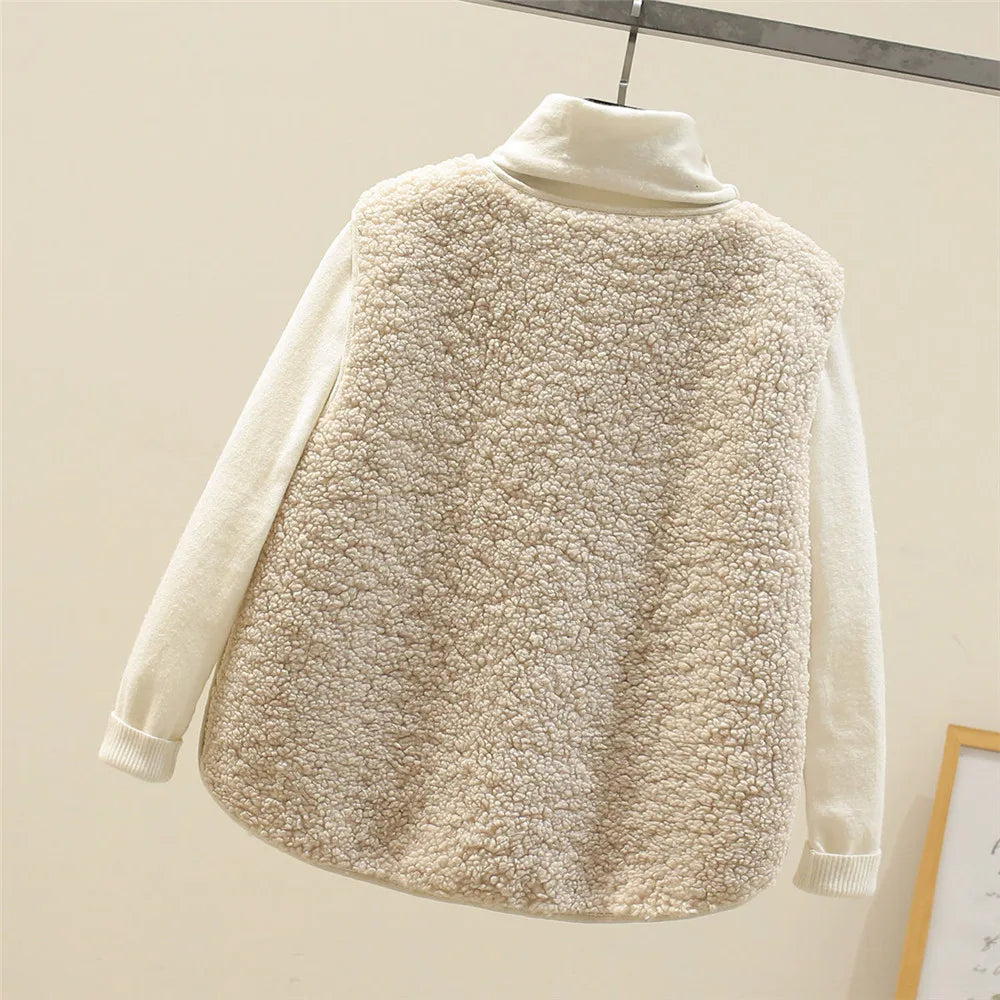 ISLA Sleeveless Wool Vest Coat