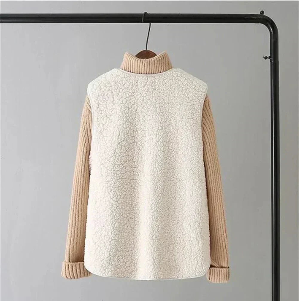 ISLA Sleeveless Wool Vest Coat