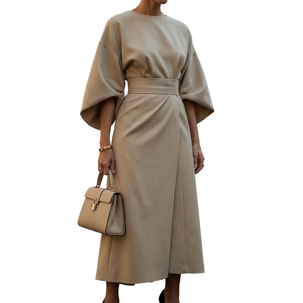 VIVIA Batwing Long Dress