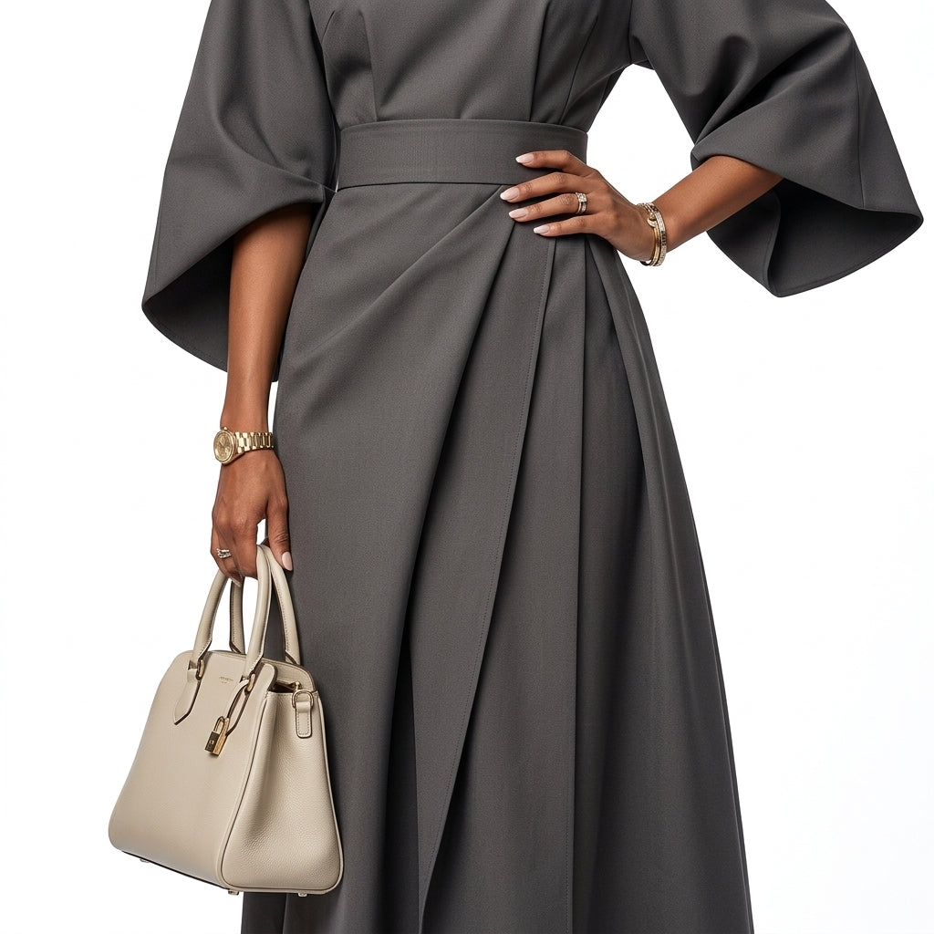 VIVIA Batwing Long Dress