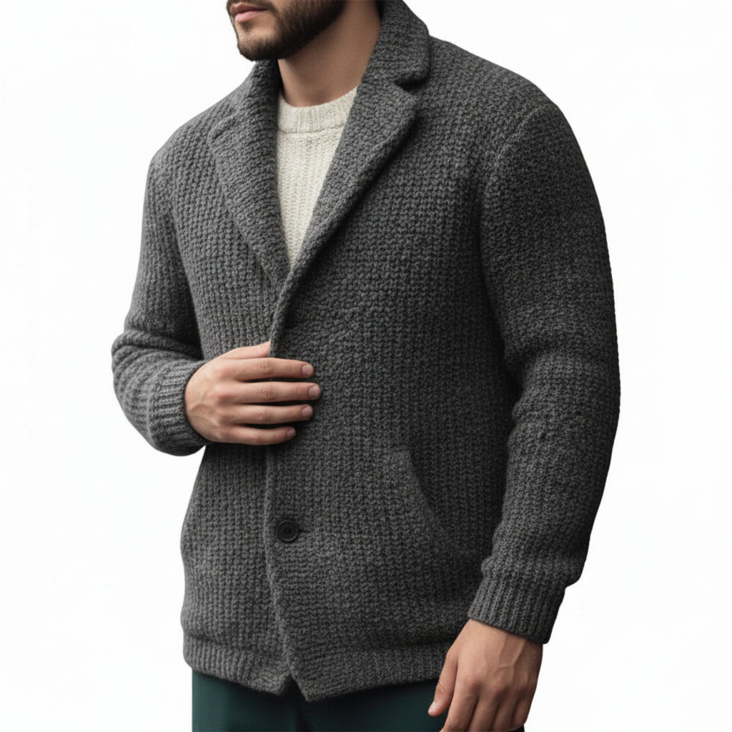 OWEN V Neck Knit Cardigan