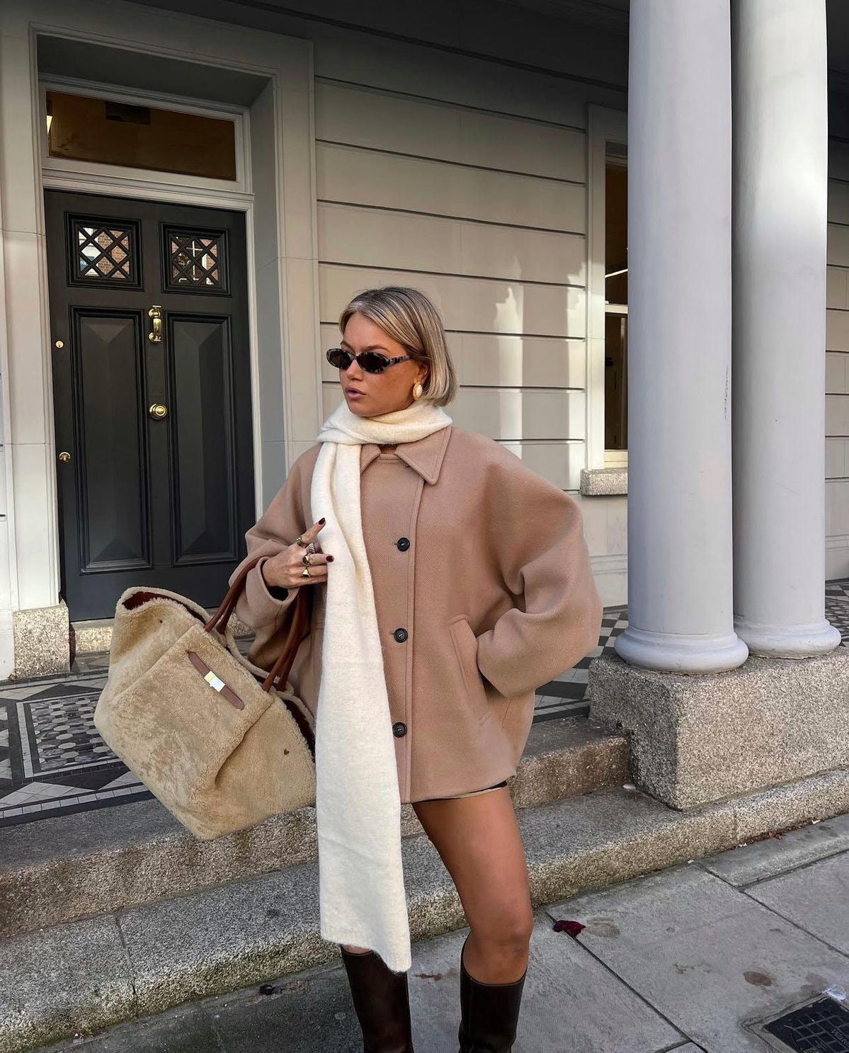 VICTORIA Cashmere Single Breasted Coat