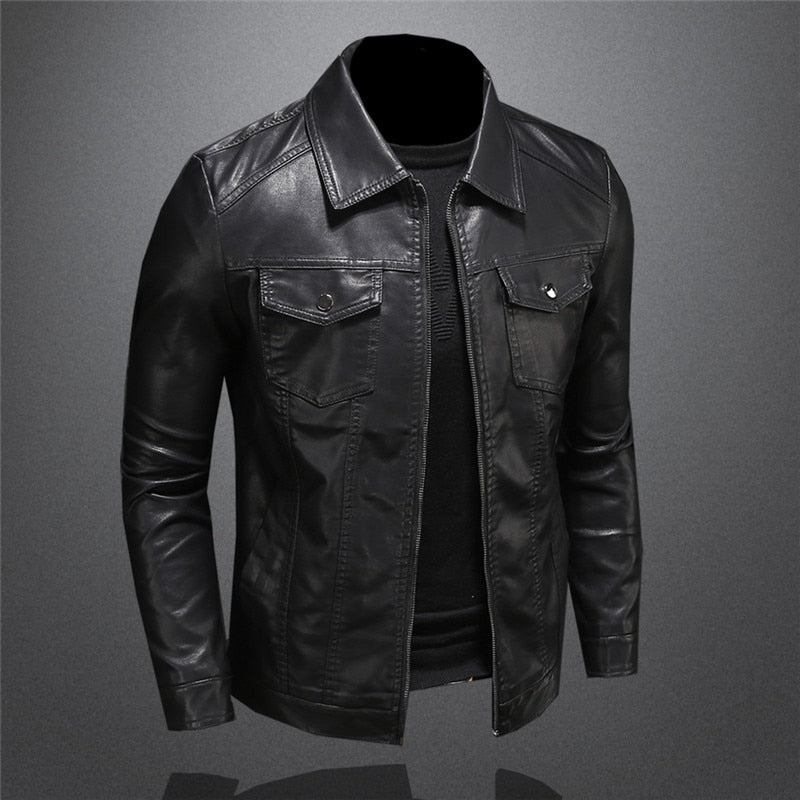 ROWAN Leather Moto Jacket