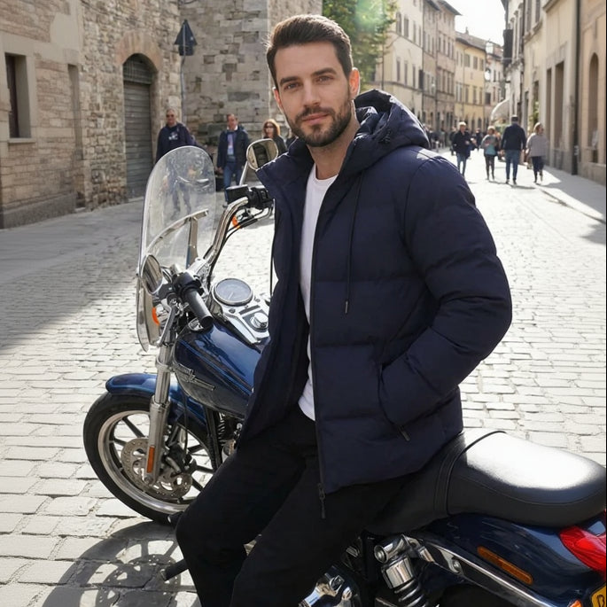 BRENNAN Hooded Down Puffer Jacket