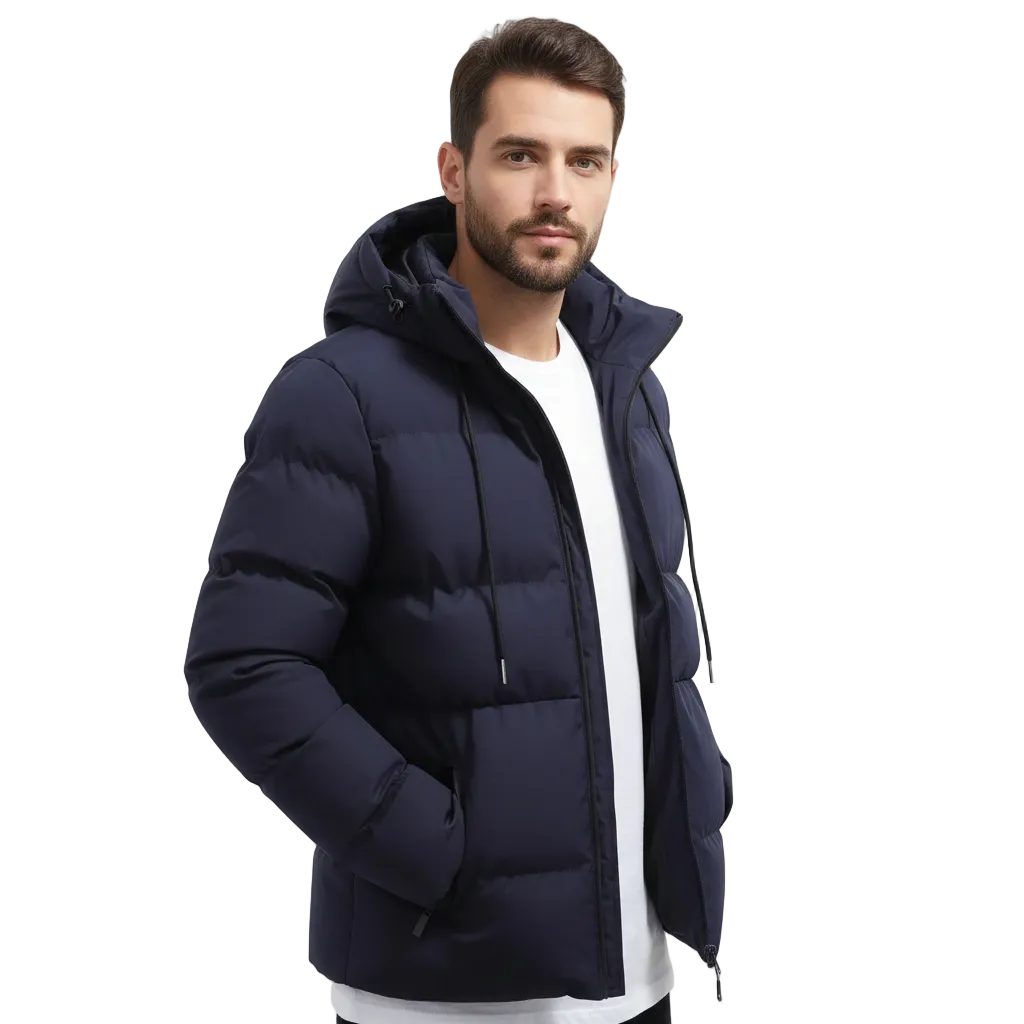 BRENNAN Hooded Down Puffer Jacket