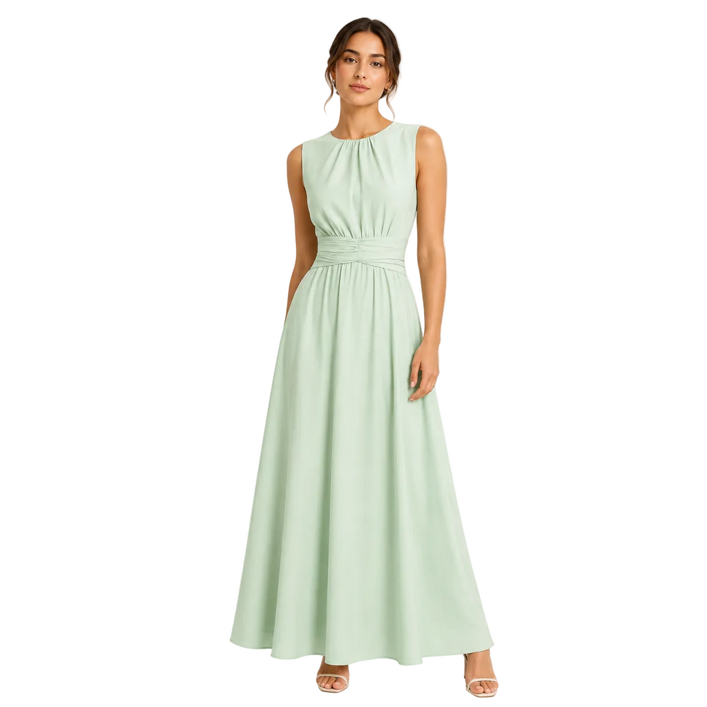 MILA Chiffon Sleeveless Maxi Dress