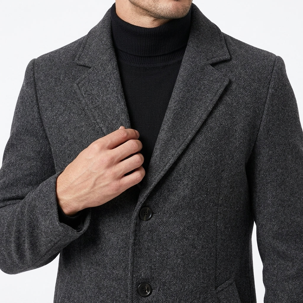 ARTHUR Long Canvas Coat
