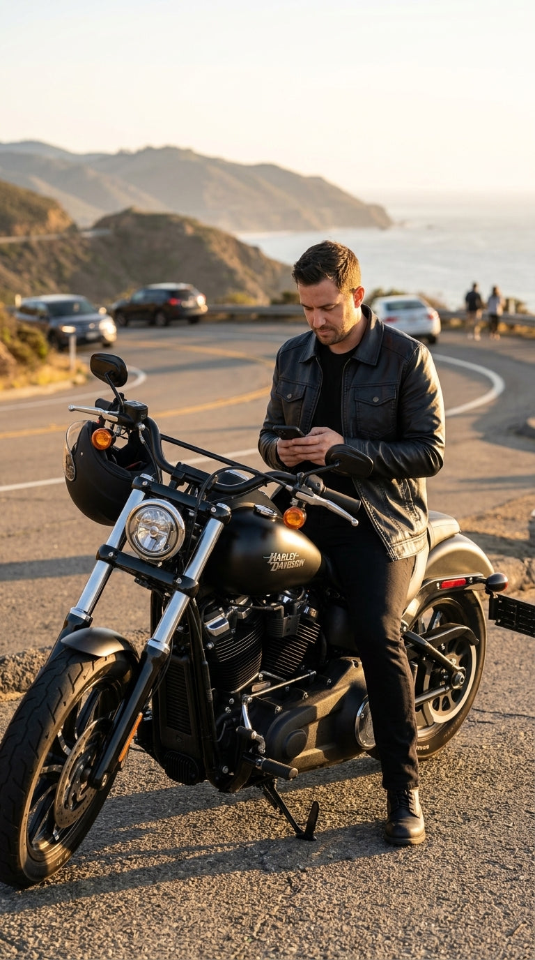 ROWAN Leather Moto Jacket
