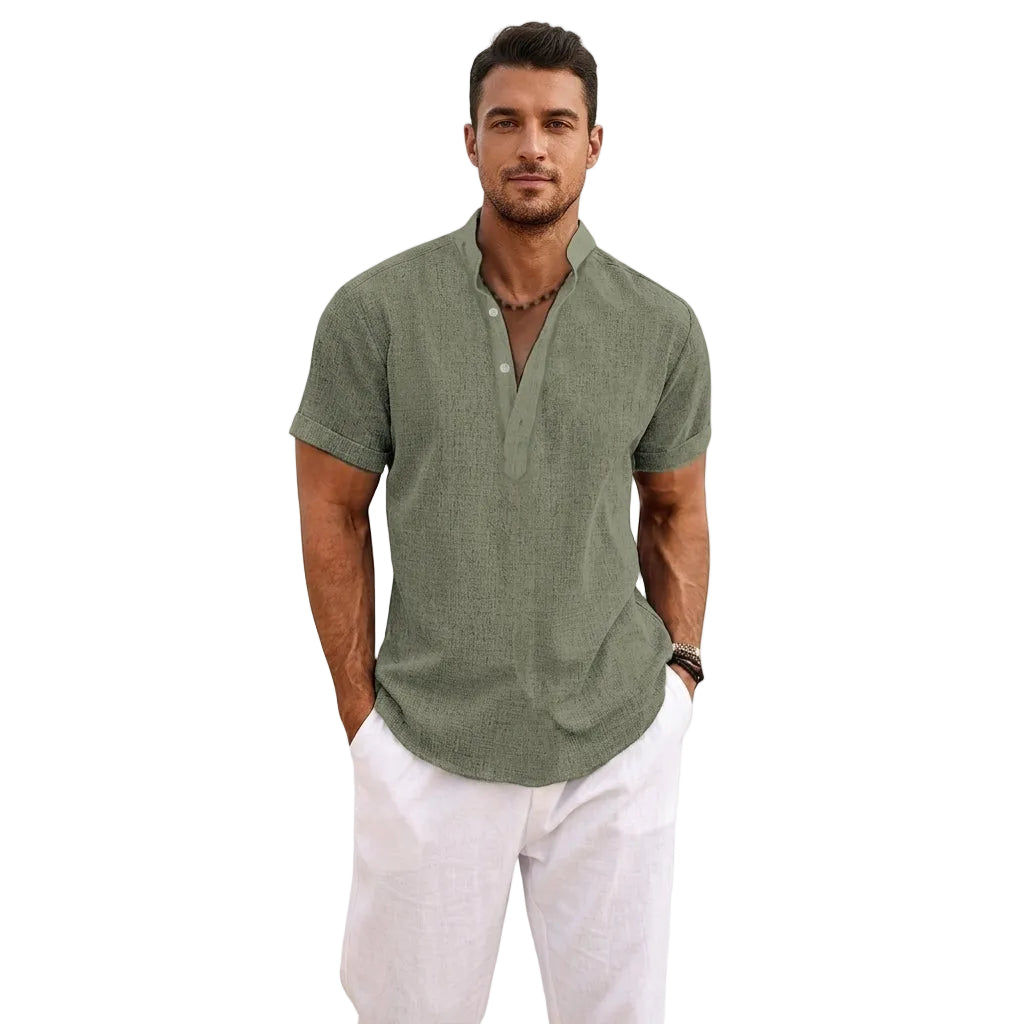 HUGO V Neck Casual Shirt