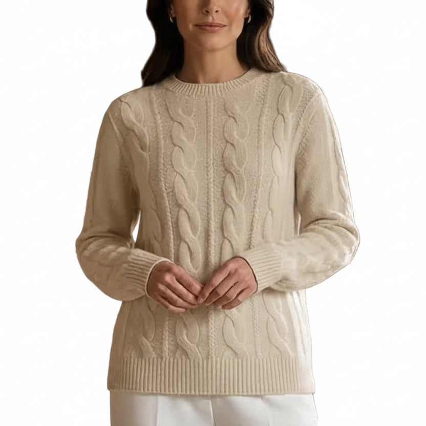 AMBER Mock Neck Knit Sweater