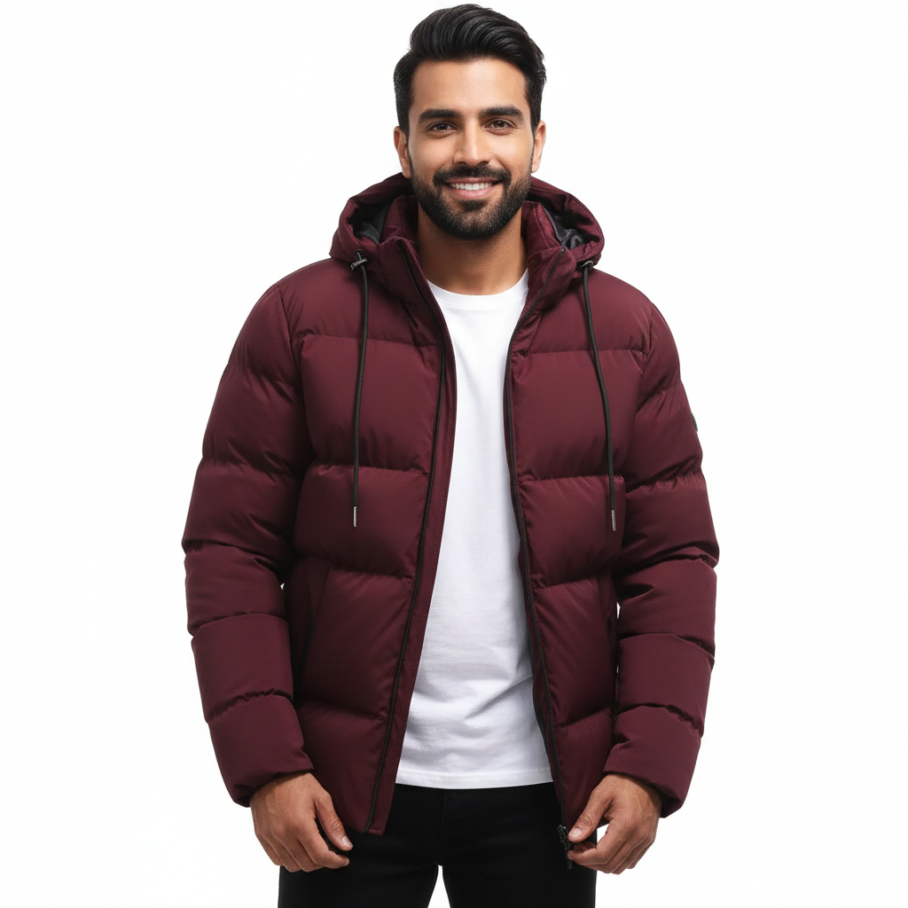 BRENNAN Hooded Down Puffer Jacket