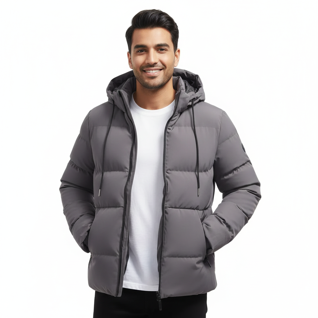 BRENNAN Hooded Down Puffer Jacket