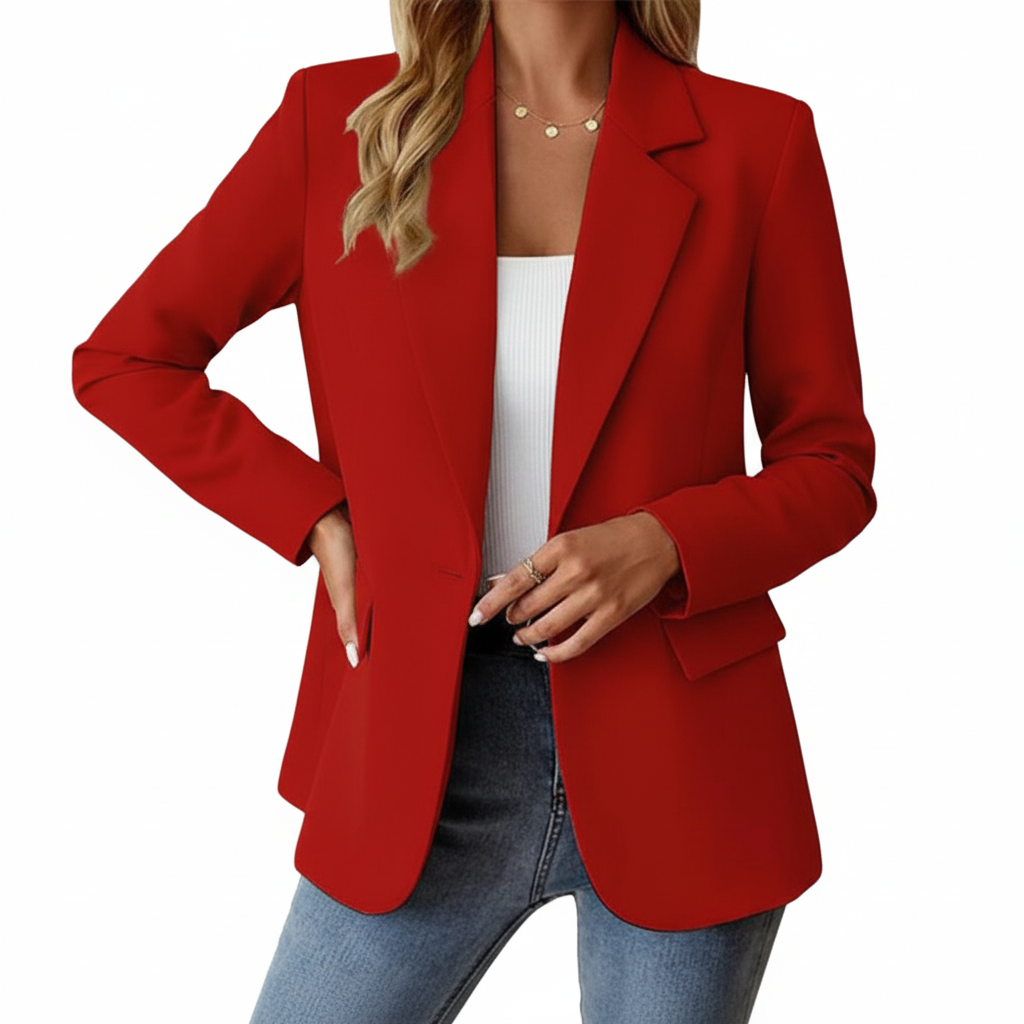 MANON Slim Notched Blazer