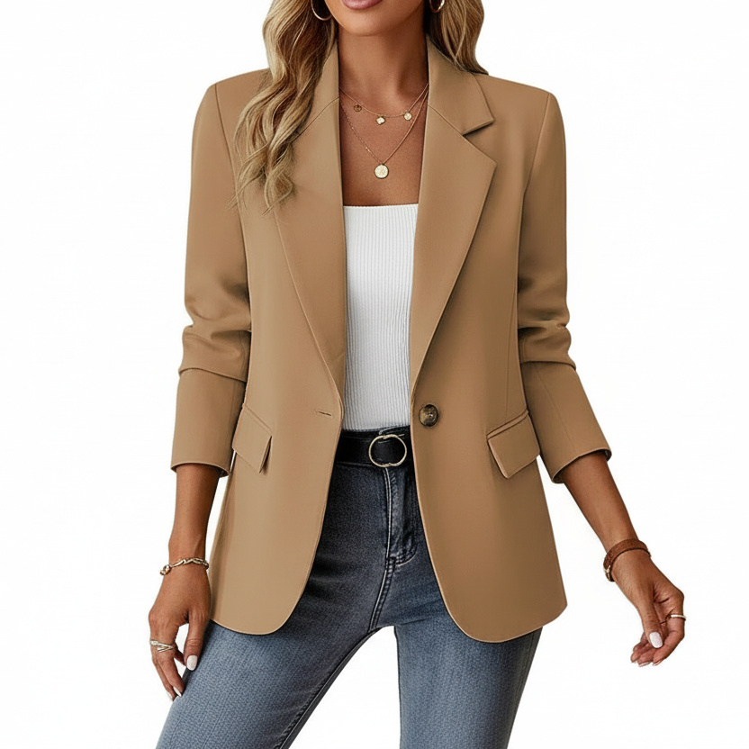 MANON Slim Notched Blazer