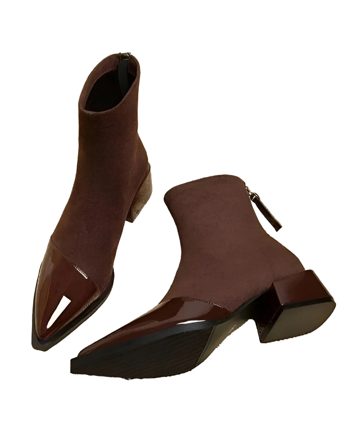 AMARA Faux Suede Platform Boots