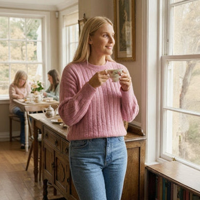 ALYSSA Cashmere Knit Sweater
