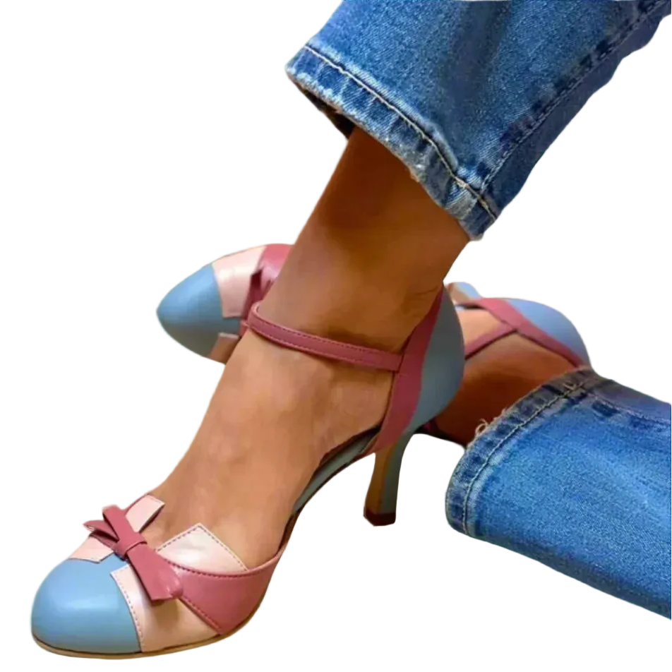 ISABEL Bow Heel Sandals