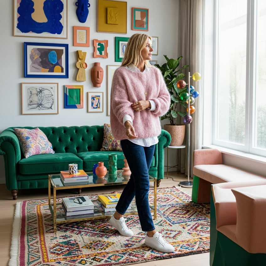 HARRIET Loose O Neck Sweater