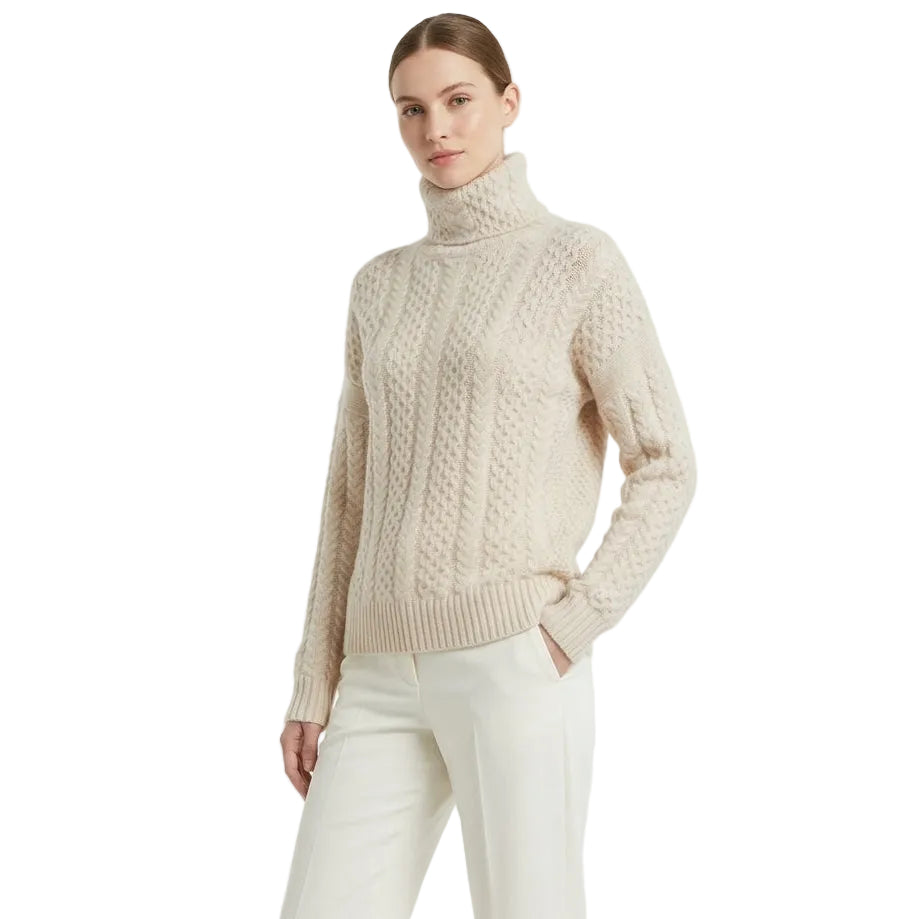 ALYA Dot Raglan Knit Sweater