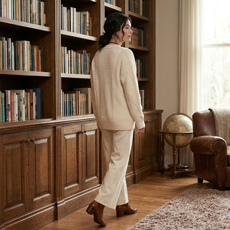 GABRIELLA Button Knit Cardigan