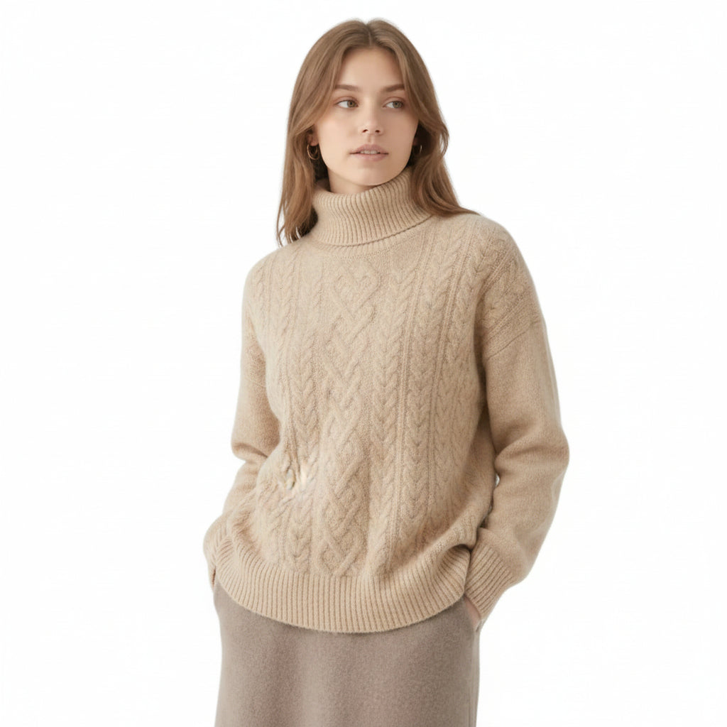 FREYA Cashmere Turtleneck Sweater