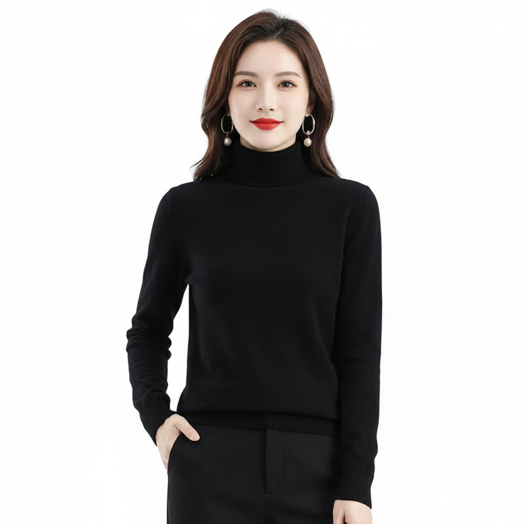 AUDREY Wool Turtleneck Sweater