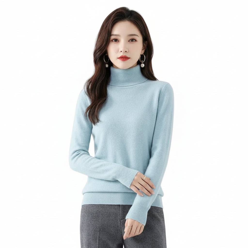 AUDREY Wool Turtleneck Sweater