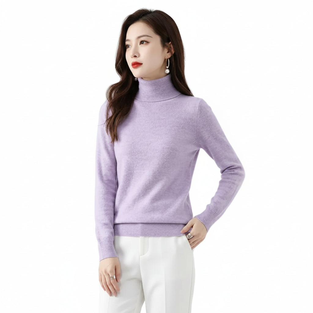 AUDREY Wool Turtleneck Sweater