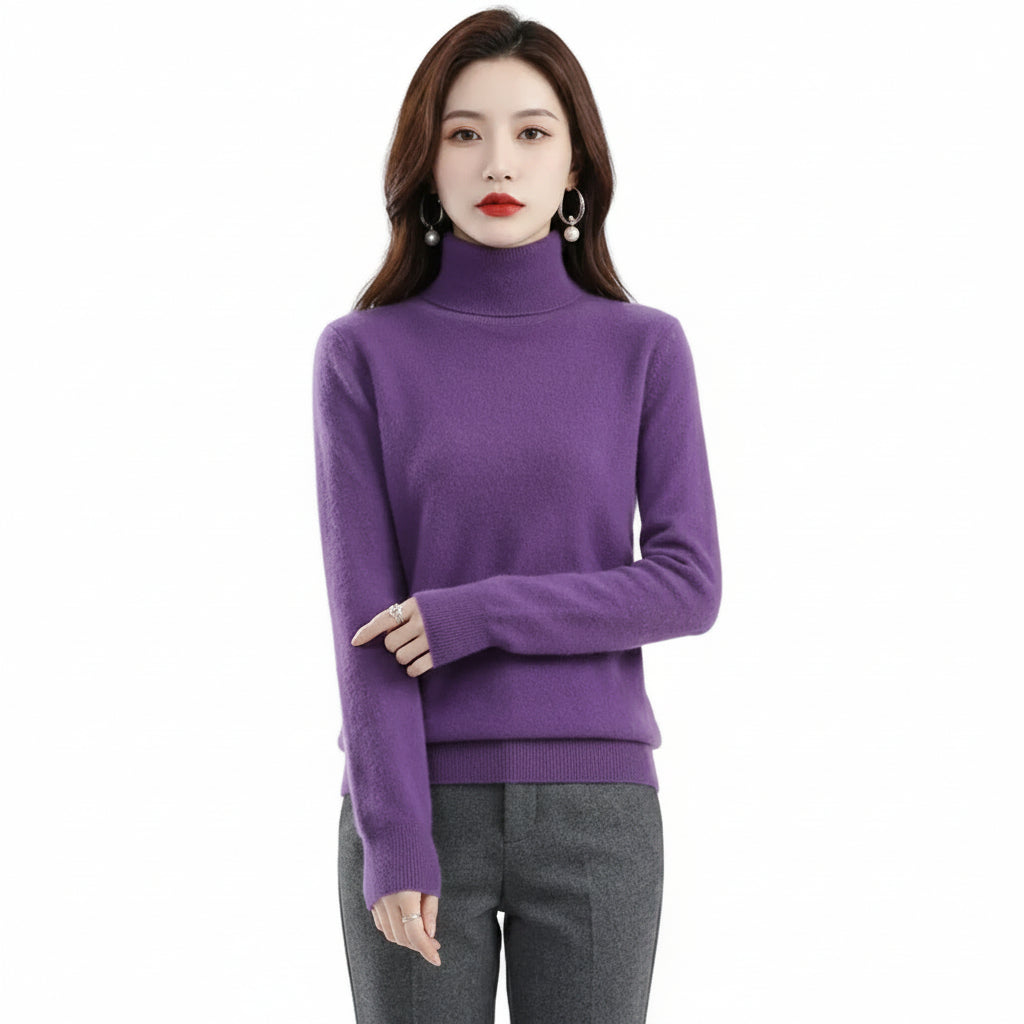 AUDREY Wool Turtleneck Sweater