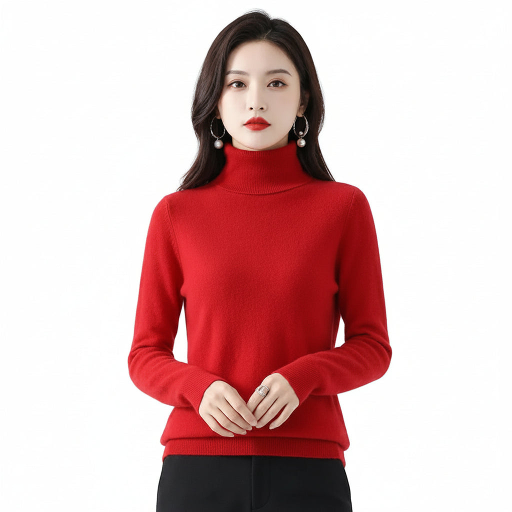 AUDREY Wool Turtleneck Sweater