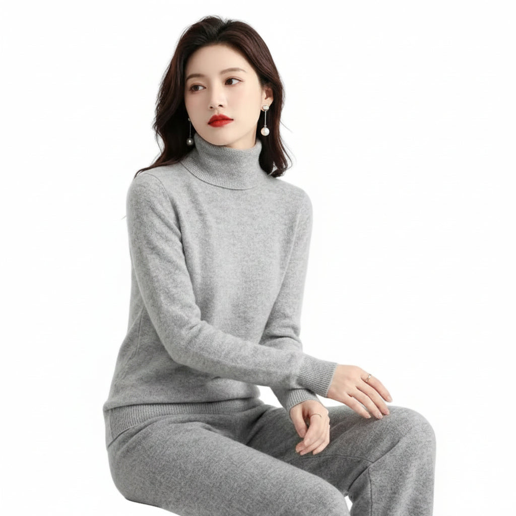 AUDREY Wool Turtleneck Sweater