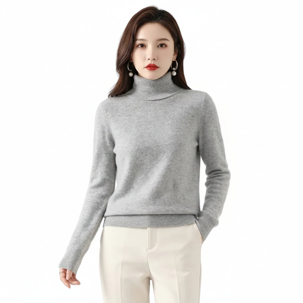 AUDREY Wool Turtleneck Sweater