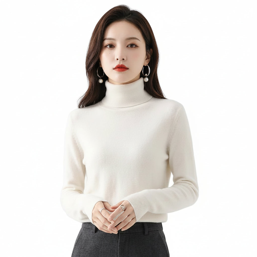 AUDREY Wool Turtleneck Sweater