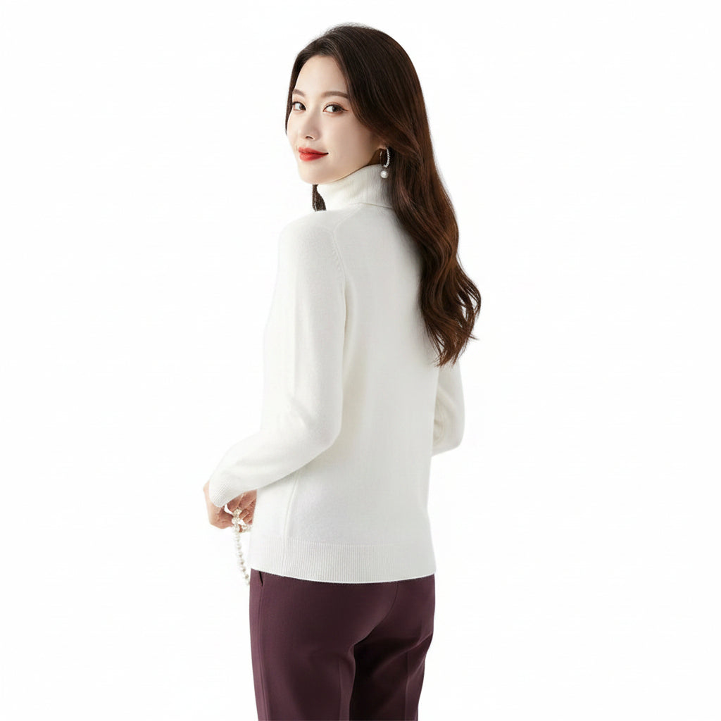 AUDREY Wool Turtleneck Sweater