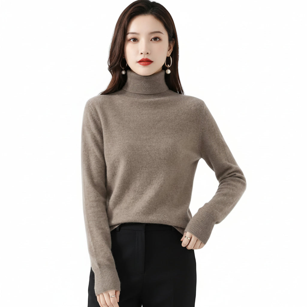 AUDREY Wool Turtleneck Sweater