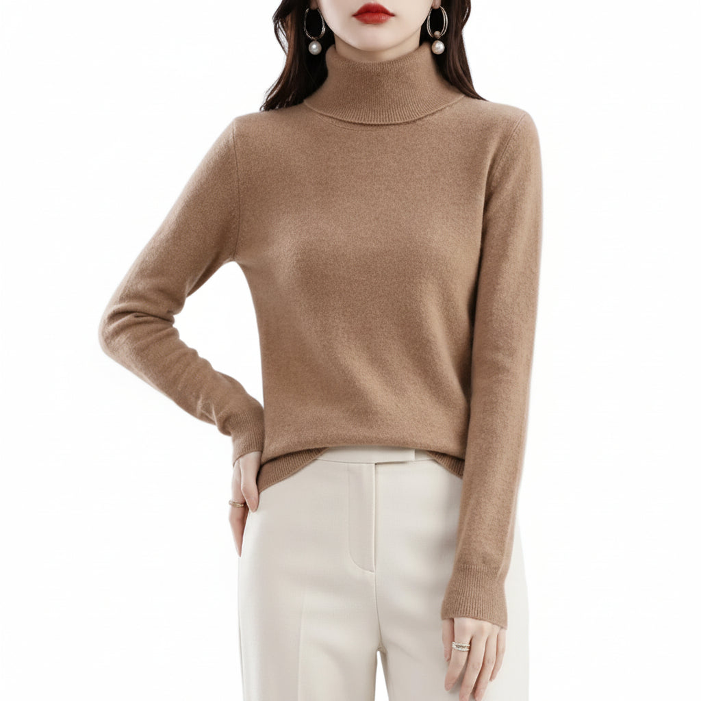 AUDREY Wool Turtleneck Sweater