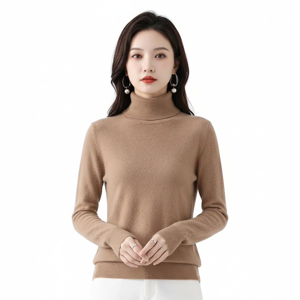 AUDREY Wool Turtleneck Sweater