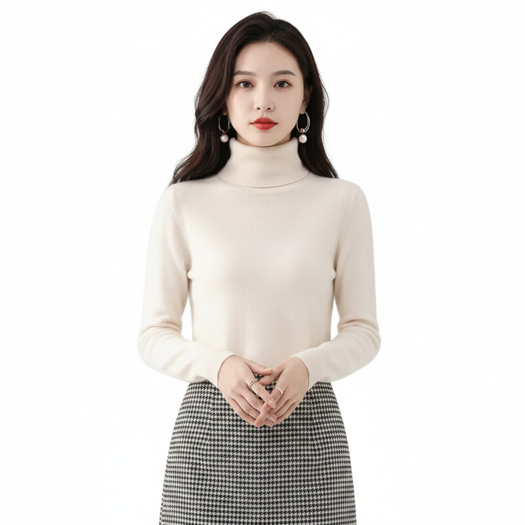 AUDREY Wool Turtleneck Sweater