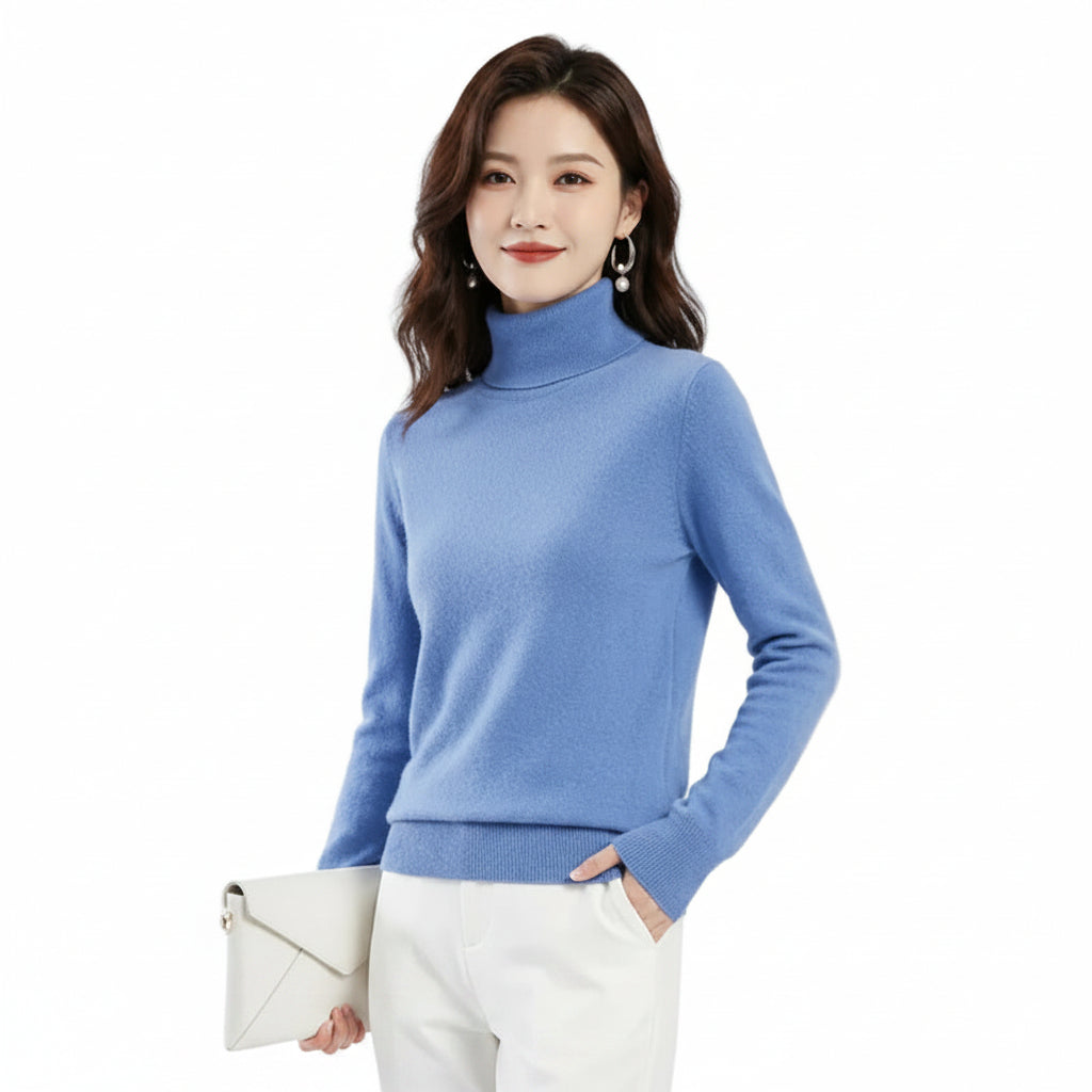 AUDREY Wool Turtleneck Sweater